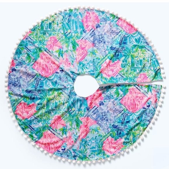 Lilly Pulitzer Accessories - Lilly Pulitzer Christmas Tree skirt